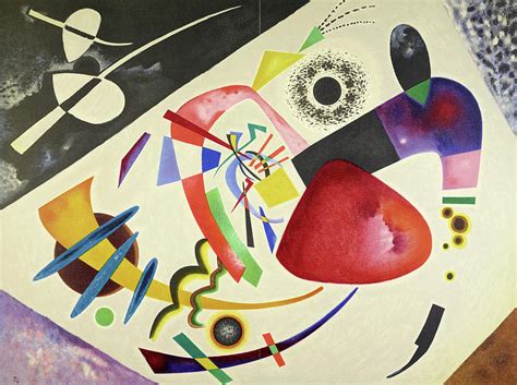 The City Red Spot Painting By Wassily Kandinsky Fine Art America