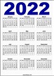 2022 free printable us calendars horizontal printable calendars free ...