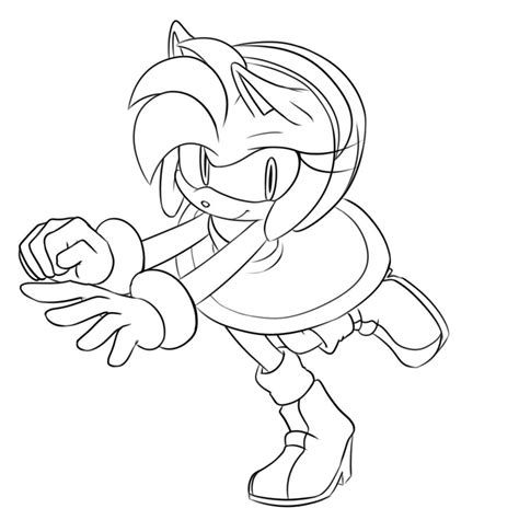 You might also be interested in coloring pages from sonic category. Amy rose coloring pages to download and print for free