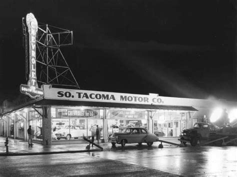 1950 South Tacoma Motor Company Chevrolet Dealership Tacoma