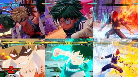 All My Hero Academia Characters Ultimates In Jump Force Vs Ones