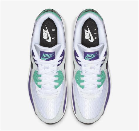 Nike Air Max 90 Grape White Jade Purple Aj1285 103 Release Date Sbd