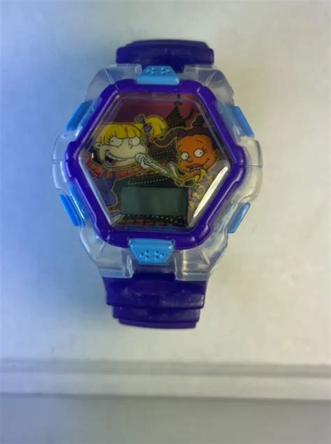 Rugrats In Paris Angelica And Susie Chatback Watch 2000 Vintage 700