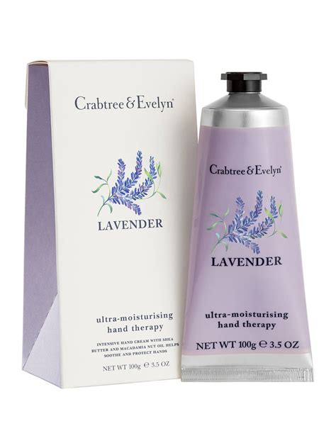 crabtree and evelyn lavender hand therapy cream 100ml at john lewis and partners