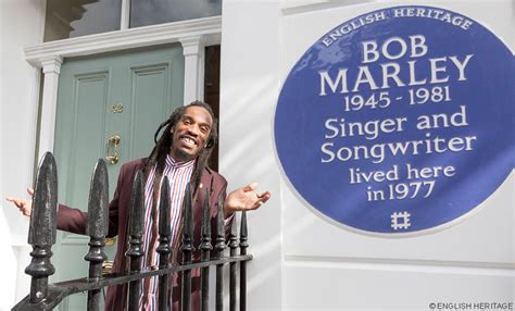Bob Marley Awarded English Heritage Blue Plaque In London