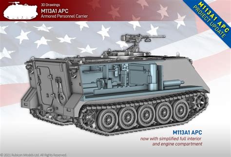 Wargame News And Terrain Rubicon Models New Plastic M113a1 Apc Preview