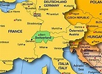 Big Large Size Switzerland Political, Road Map and Flag – Travel Around ...