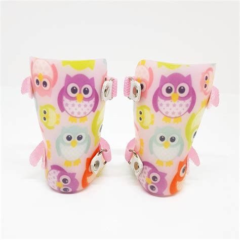 Teddy Bear Doll Afo Leg Splint Leg Brace Pink Owls Design Etsy