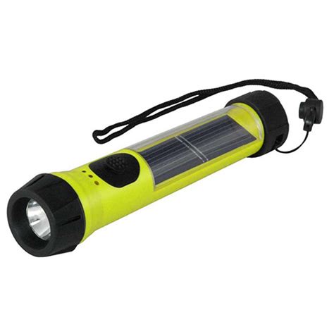 Solar Led Flashlight With Rechargeable Battery Solar Torch Flagsun