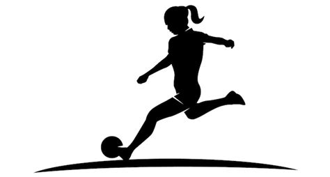 Female Soccer Player Illustration • Soccertoday