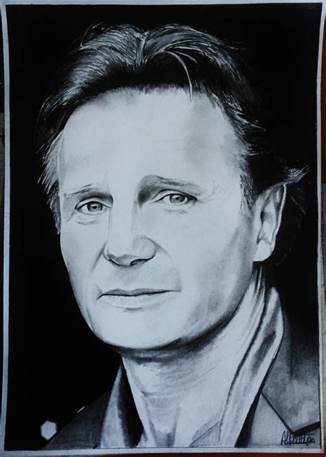 Liam Neeson Drawing By Alainmi On Deviantart
