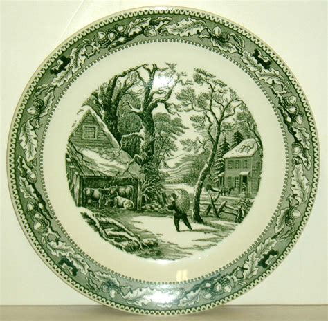 Pictures Memory Lane Currier And Ives Decorative Plates Pictures