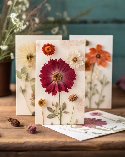 Creative Crafts Using Pressed Flowers For Children