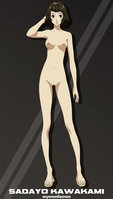 Oryononilocram Kawakami Sadayo Persona Persona 5 Absurdres Highres Nude Filter Third