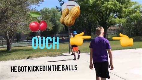 CRAZY GIRL KICKS OTHER KID IN THE BALLS PART YouTube