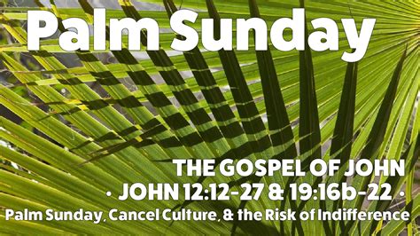 Gospel Acclamation Palm Sunday 2022