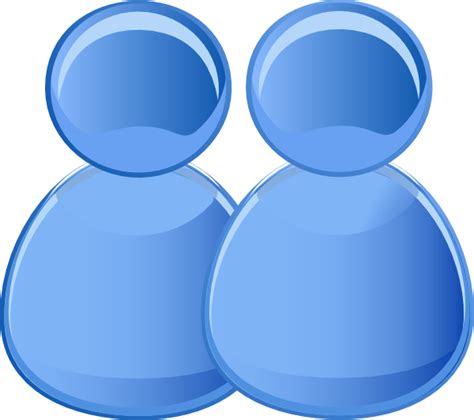 Two Users Icon Clip Art at Clker.com - vector clip art online, royalty free & public domain