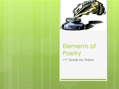Ppt Elements Of Poetry Powerpoint Presentation Id1886850