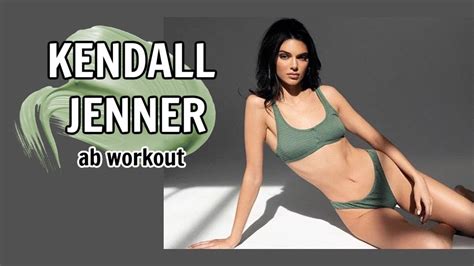 KENDALL JENNER AB WORKOUT At Home YouTube