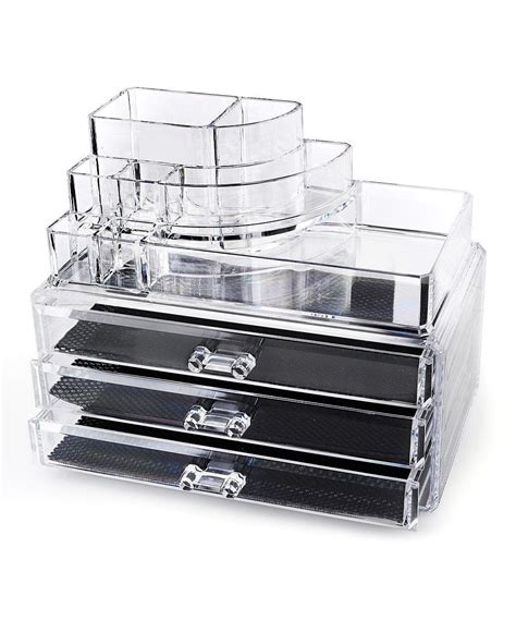 Home It Clear Acrylic Makeup Organizer Cosmetic Organizer And Large 3