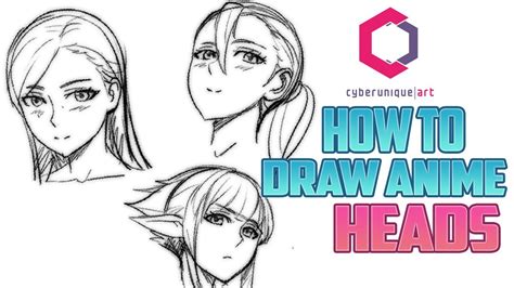 How To Draw Anime Heads Youtube