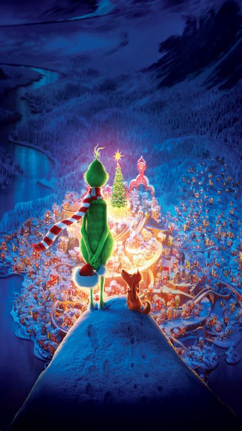 The Grinch 2018 Phone Wallpaper Moviemania Christmas Wallpaper