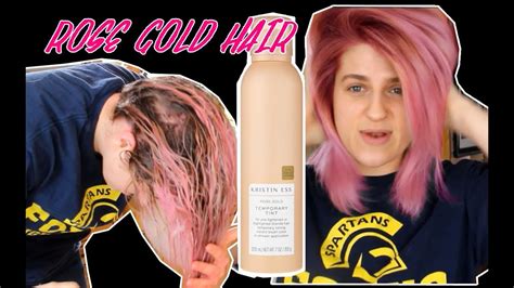 Hair Color Ideas Temporary Hair Color Rose Gold