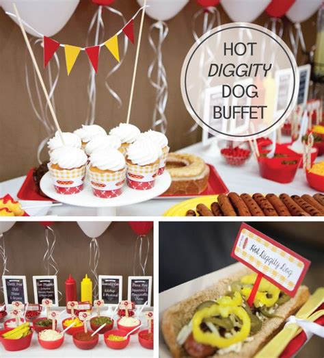 Hot Diggity Dog Everyday Party Theme Hot Dog Buffet Ideas Hot Dog