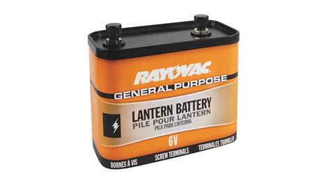 Rayovac 918 6v Lantern Battery With Screw Terminals 1 Per Pack