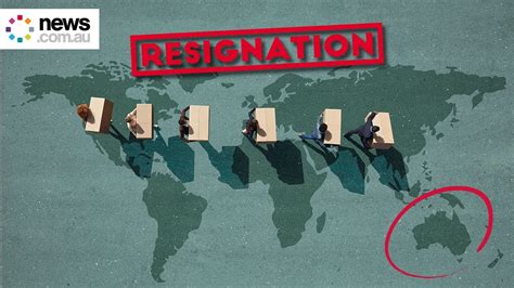 The Great Resignation Post Pandemic Trend Hitting Australia Youtube