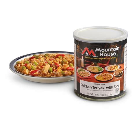 Mountain House Freeze Dried Chicken Teriyaki 2 Pack 655713 Survival