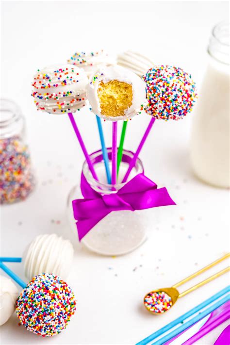 Easy Cake Pops Donut Hole Cake Pops Easy Budget Recipes