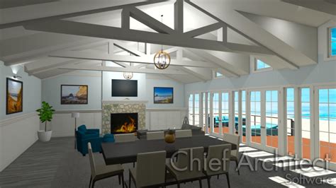 Kitchen set design 2020 program notes examples. Creating Exposed Trusses in a Cathedral Ceiling