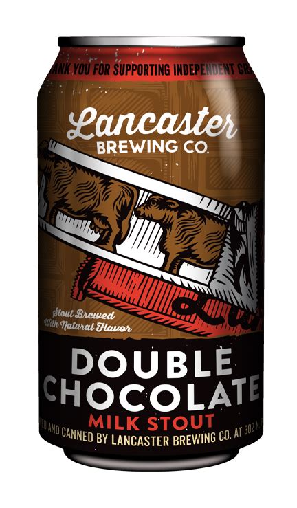 Lancaster Double Chocolate Milk Stout 2412 Oz Cans Beverages2u