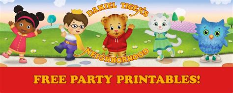 Free Daniel Tiger Birthday Printables Birthday Invitations And
