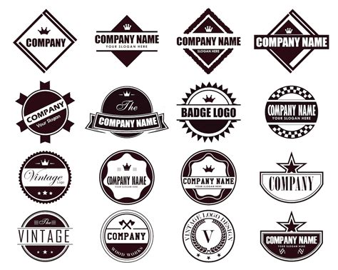 Vintage Logo Eps Badge Logo Svg Retro Logo Vector Design Editable