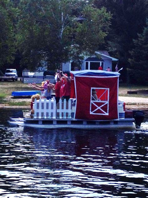 Some thoughts on pontoon boating over the fourth of july. Roscommon, MI - Lake James 4th of July boat parade 2013 ...