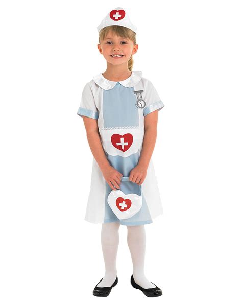 Girls Nurse Dress Up Costume J D Williams