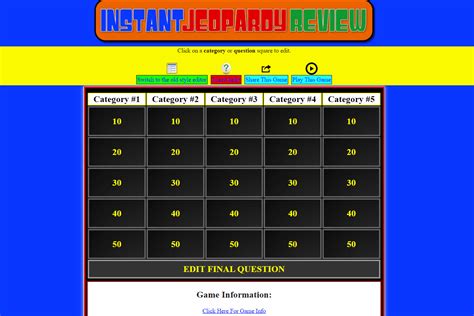 9 Best Free Jeopardy Templates For The Classroom