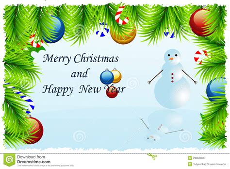 Design your own christmas greeting cards with our free templates. Template Christmas Greeting Card Stock Vector ...