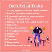 How The Dark Triad Personality Types Differ