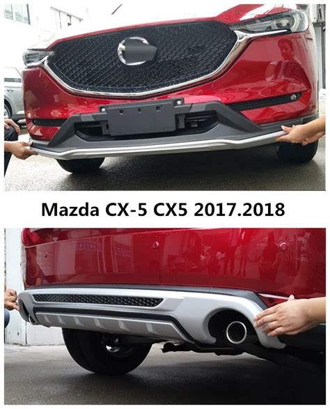 Car Bumper Plate For Mazda Cx 5 2017 2018 Bumper Guard High Quality Abs