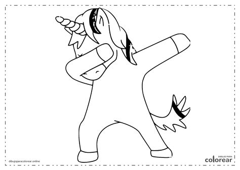 Unicornio Tiernos Dibujos Kawaii Para Colorear