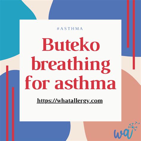 buteyko breathing reduces need for asthma inhaler what allergy blog