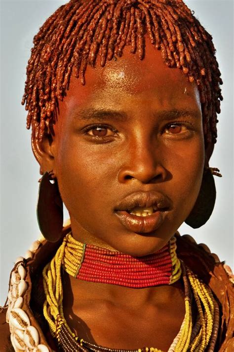 hamar girl ethiopia african people african beauty face