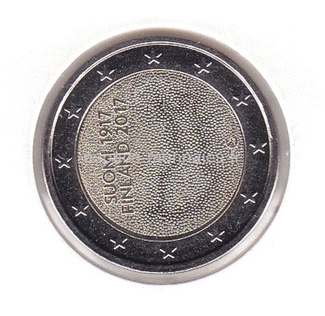 2 Euro Commémorative Finlande 2017 Indépendance Espace Monnaies