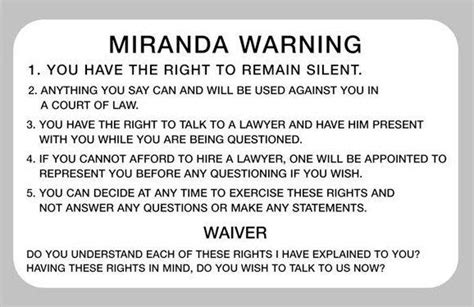 Check spelling or type a new query. Miranda Rights FAQ » Immigration Attorney » Eatontown NJ