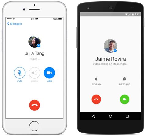 I have not tried it. Facebook Messenger launches video calling