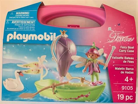 Playmobil Fairies Fairy Boat Carry Case Building Set Brand New