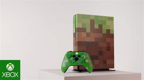 Xbox One S Minecraft Limited Edition Gamescom 2017 4k Reveal Video